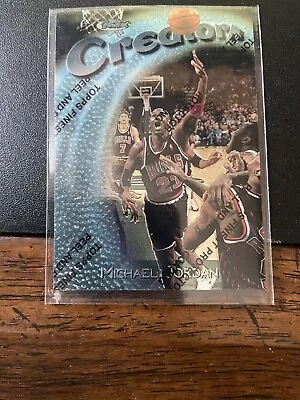 1997 Michael Jordan Topps Finest Creators W/Peel Silver #287 • $20.50