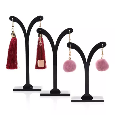 £5.99 • Buy 3Pcs Tree Jewelry Stand Display Rack Earring Necklace Ring Holder Organizer