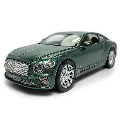 1/24 Bentley Continental GT Model Car Diecast Toy Vehicle Toys For Kids Green • $54.15