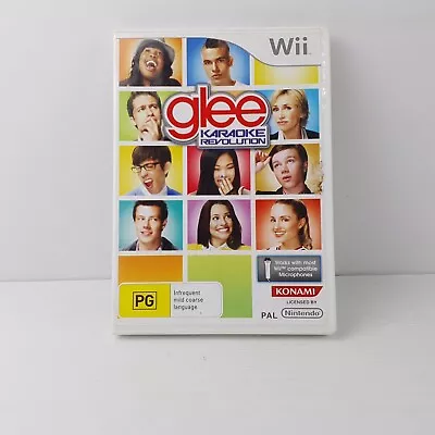  Glee Karaoke Revolution + Manual - Nintendo Wii - FREE POST • $8.88