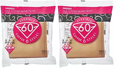 V60 Paper Coffee Filters Size 02 Natural 200 Count • $34.29