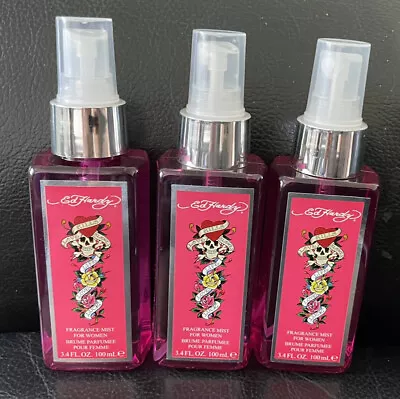 Ed Hardy Love KIlls Slowly 3 X 3.4oz Fragrance Mist Spray For Women 3 Pcs. NEW • $18.49