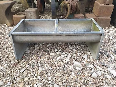 Vintage Galvanise Trough Garden Planter Thick Grade Cottage Garden • £85