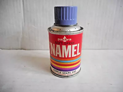 Vintage Pactra 'Namel Purple Grape S42 Spray Paint Can Paper Label 1961 NOS • $21.99