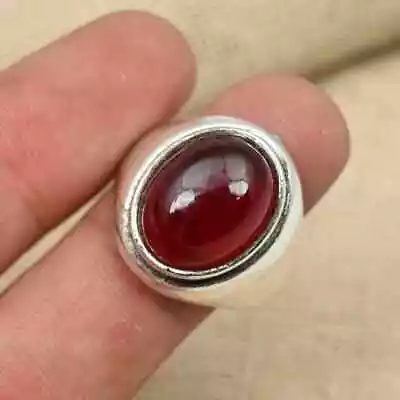 Carnelian 925 Sterling Silver Men's Ring Statement Beautiful Ring All Size D26 • $12.28