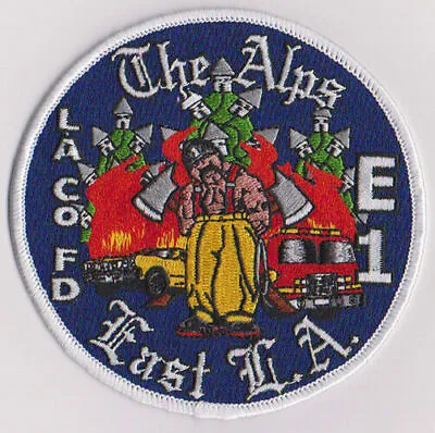 LA County Station 1 The Alps East LA Engine 1 NEW Fire Patch ! • $6.95
