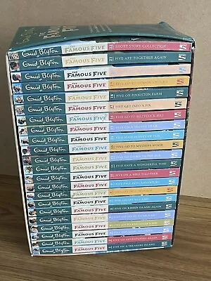 Complete Famous Five Library Boxset Enid Blyton Hodder Paperback X 22 Books Set • £28.46