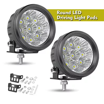 2x 3.5inch LED Driving Lights Round Spotlights Pods 6500K Fog Offroad Truck UTV  • $41.59