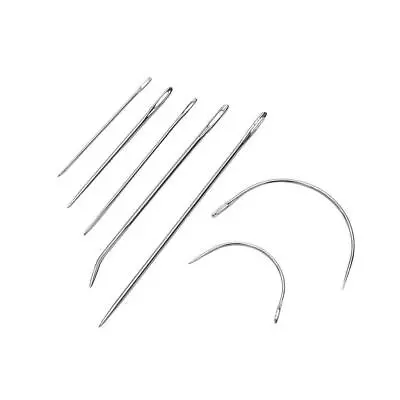 7PCs Leather Curved Repair Sewing Needles Kit Upholstery Canvas Useful S3P4 Hot • $1.58
