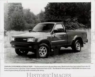 1990 Press Photo Mazda B-Series Pickup Truck B2600i 4x4 - Lrp96024 • $16.99