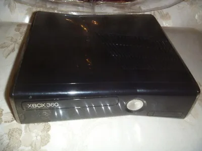 Microsoft Xbox 360 Gloss Glossy Black S Slim System Console Only Good Condition • $62.95