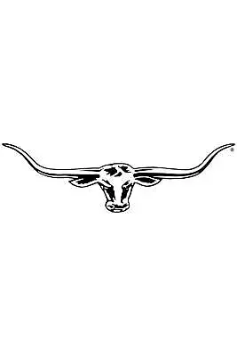 RM Williams Longhorn 70cm Decal Sticker - Black - RRP 34.95 • $34.99