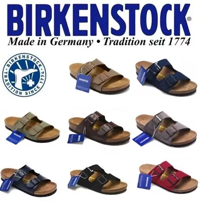 Birkenstock Arizona Birko-Flor Casual Beach Sandals - Regular EU Shoe Size 35-44 • $68.39