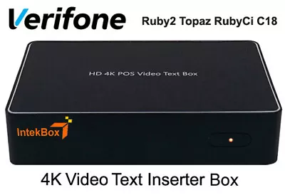 Advance Verifone Topaz POS Text Inserter HD 4K TVI AHD CVI Coax Camera Solution • $469