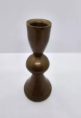 Antique Hand Crafted Copper Candle Stick R Albanez Made In Mexico 6.5  Ralbanez • $25