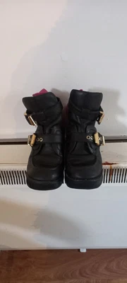 £30 • Buy Jeffree Campbell Cut Out Leather Ankle Boots