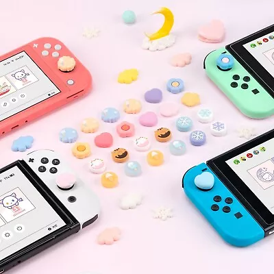 $11.99 • Buy GeekShare Nintendo Switch Thumb Grips Switch OLED & Lite Joystick Caps 4PCS 