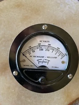 Triplett Model 321-T FS 200uA Panel Meter • $15