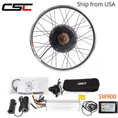 $318.60 • Buy Electric Bike Motor Conversion Kit E-Bike 26 29 Inch Hub Wheel Ship From USA