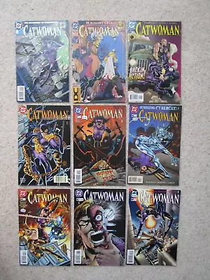 DC Comics-Catwoman X9. Issues 0 12 37 41 42 44 46 47 & 88. VG/F. 1990s • £4