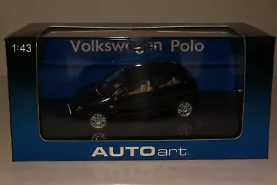 Autoart 2001 Volkswagen Polo Black 1:43 Scale Boxed • $44.90