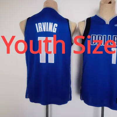 Black Youth Size Dallas 11# Irving Basketball Jersey All Stitched • $22.99