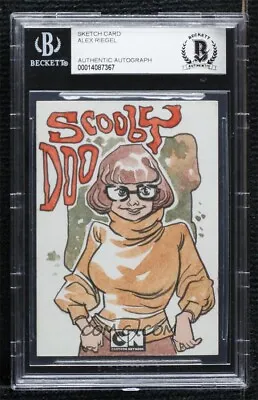 Cartoon Network Velma Dinkley Scooby-Doo Original Art Sketch Card 1/1 BAS • £1459.68