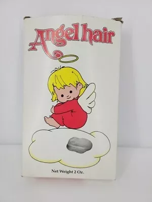 Vintage Angel Hair Spun Glass 2oz Box USA  Christmas Holiday Decor • $19.99