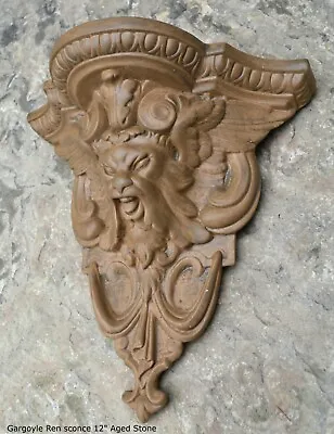 £65.06 • Buy Gargoyle Satyr Wall Shelf Corbel Grotesque Goblin Sculpture NEO-MFG 12 