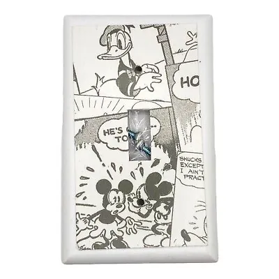 RETRO CLASSIC MICKEY MOUSE DISNEY  Light Switch Plate Outlet Wall Cover CHOOSE • $8