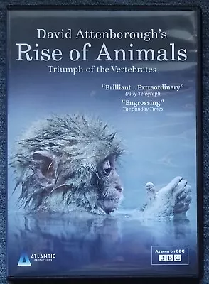 David Attenborough's Rise Of Animals: Triumph Of The Vertebrates. 1 DVD 2017 • £4.25