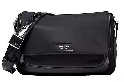 Kate Spade New York Kate Spade Sam Icon KSNYL Black Nylon Medium Messenger Bag • £154.36