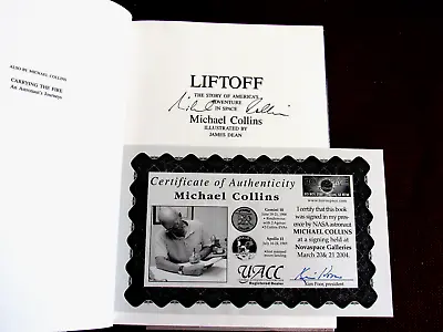 Michael Collins Apollo 11 Nasa Astronaut Signed Auto Liftoff Hc Book Novaspace • $899.99