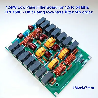 Low Pass Filter 1.5kW PEP 1.5-54MHz LPF HF/6m For LDMOS BLF188 MOSFET Amplifier • $237