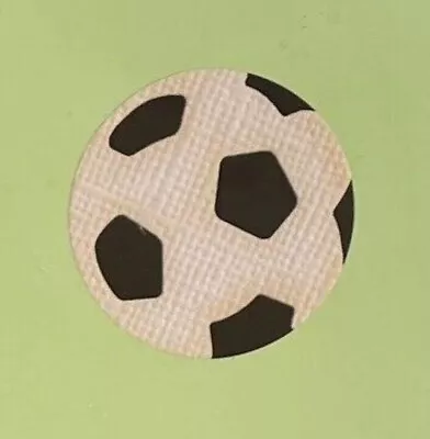 QuicKutz Soccer Ball Football Sport Cutting Die 2 Die Set 2 X 2  0140 • £4.25