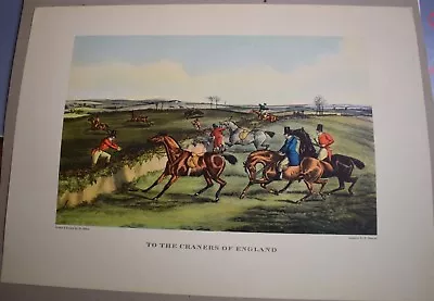 To The Craners Of England H Alken Hunting Print • £7.99