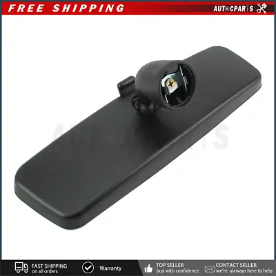 Black Rear View Interior Mirror Fit For VW Golf MK4/MK5/MK6 Jetta Bora Passat B5 • $15.99