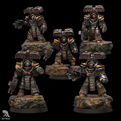 Tyrant Siege Terminators Painted Figure Horus Heresy Pre-Sale | Art • $586.24