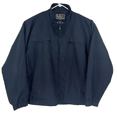 5.11 TACTICAL Series Sz 2XL Packable Jacket Blue  Full Zip Windbreaker • $36.88