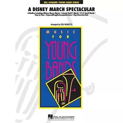 Hal Leonard A Disney March Spectacular Full Score Concert Band • $10