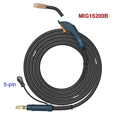 MIG15200B 5-Pin 15-Ft. 200A MIG Torch MTS-185/205 MIG-160/180/200 & MIG-140GS • $99