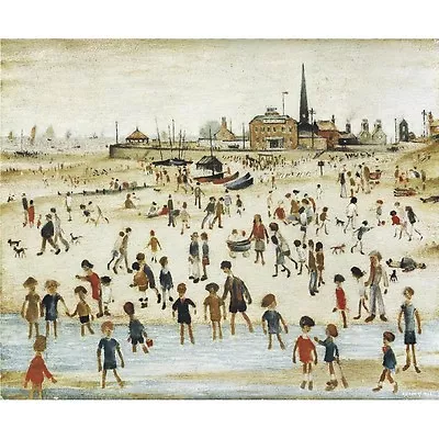 At The Seaside - L S Lowry Print • $29.25