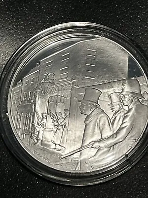 £17 • Buy .925 26g Sterling Silver . Churchill Centenary  - Sidney St. Siege. Pinches 1974