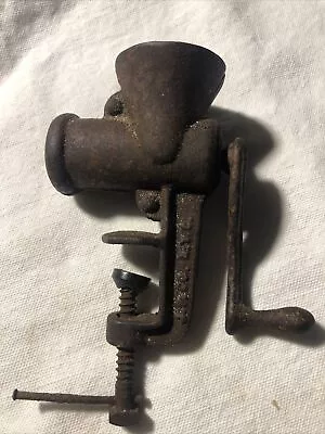 Antique Miniature Food Grinder Salesman Sample Toy Meat Grinder J.P.Co. NYC • $14