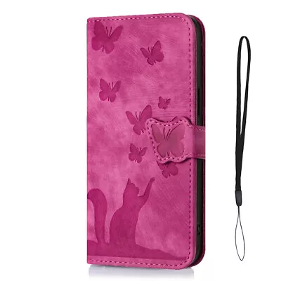 For OPPO A16 A96 A17 A57 A77 A74 Case Magnetic Leather Wallet Stand Strap Cover • $12.59