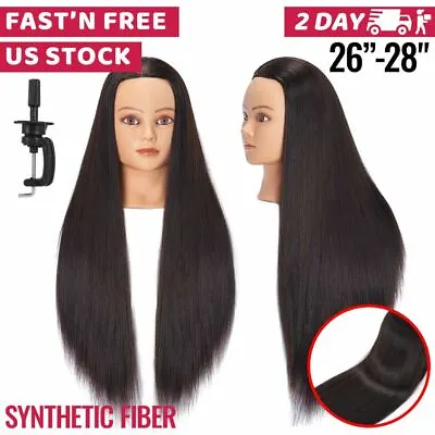 Female Mannequin Head W/Hair Stand Cosmetology Manikin Dummy Doll Wig Training • $27.99