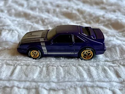 Hot Wheels 84’ Mustang SVO Purple Custom Real Riders Gold Car • $25
