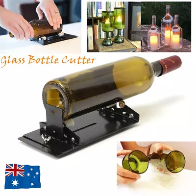 Glass Bottle Cutter Machine Recycle Jar Wine Bottles Cutting DIY Recycle Tool AU • $21.99