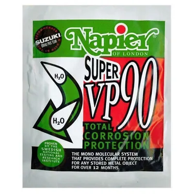 Napier Super VP90 Corrosion Rust Protection Inhibitor Gun Safe Sachet Multi Buy • £9.95