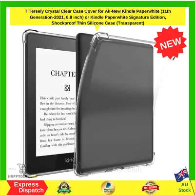 $17.99 • Buy Crystal Clear Case Cover Kindle 11 Generation 6.8  Paperwhite Signature Edition